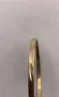 Yellow Gold Etched Bangle Bracelet *Wear, Craft, Repair*//Tests 13.49K - 4.2g — photo 6