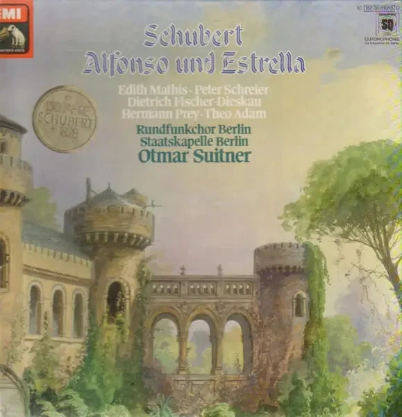 LP-BOX Schubert Alfonso Und Estrella HARDCOVER BOX + BOOKLET / QUADRAPHONIC