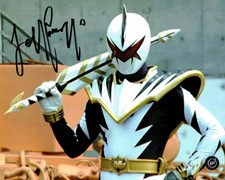 Jeffrey Parazzo Autographed 8x10 Photo as White Dino Ranger on Power Rangers