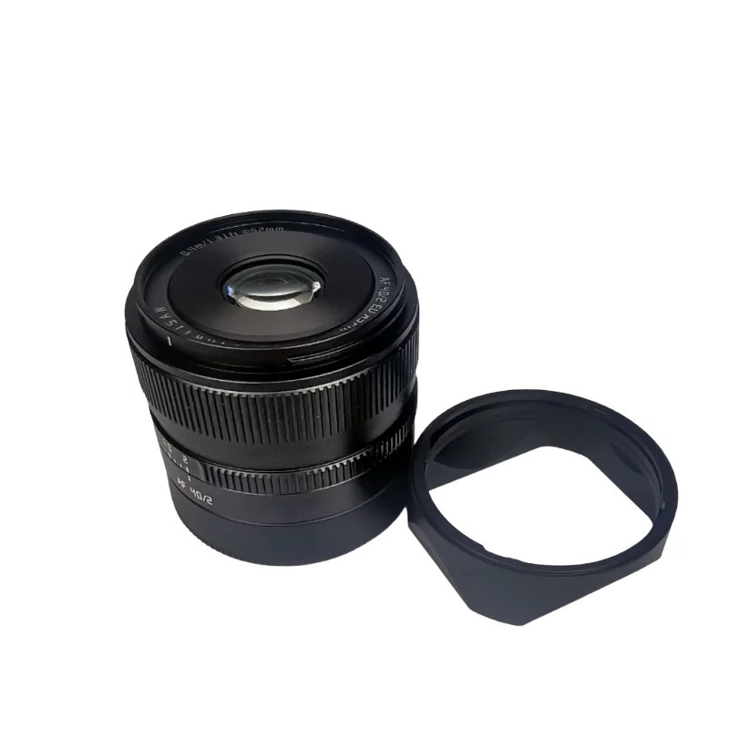 Metal Bayonet Square Lens Hood  with Metal Cap fit for TTArtisan AF 40mm F2.0