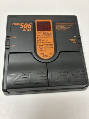 Zoom 506 Bass Multi Effects Pedal Processor Used From Japan !!NOT ADAPTER !!