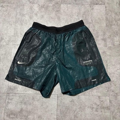 NIKE GYAKUSOU Undercover Green Black Shorts Size L Unisex