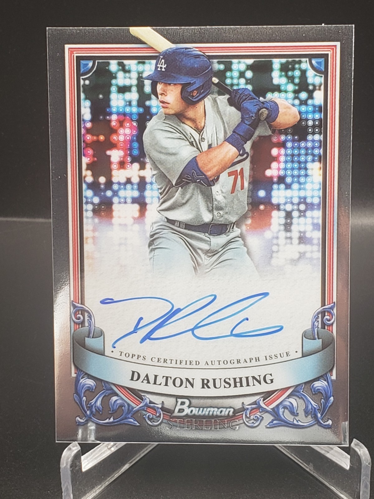 2024 Bowman Sterling - Prospect Autographs Dalton Rushing #PA-DR (AU, RC)