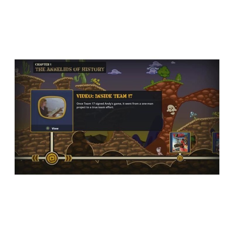 Worms Armageddon Edition Anniversary jeu PS5 nostalgique de stratégie en version physique