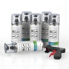 6x Spray Peinture Blanc Brillant Aupropaint Brillant Voiture Peinture 400ml + Pg