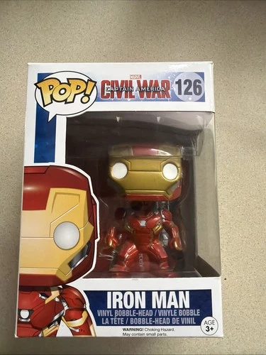 Captain America Civil War Funko Pop Iron Man #126 Vinyl Figure