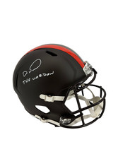 Denzel Ward Signed Autographed Inscribed Browns Replica Helmet Prime Time