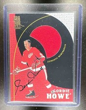 1998-99 In the Game Be a Player Game Used Memorabilia Auto SP Gordie Howe