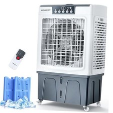 Swamp Cooler, 2100CFM Evaporative Air Cooler with 3 Modes & Wind Speeds, Swamp Cooler, 2100CFM Evaporative Air Cooler with 3 Modes & Wind Speeds, - Image 1