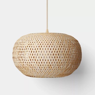 Bamboo Woven Pendant Light - Room Essentials