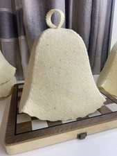 Sauna Hat 100 Wool with Natural Herbs Handmade Felt Banya Cap Heat Protection