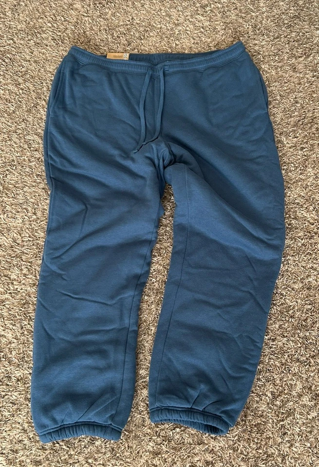 Eddie Bauer Faux Shearling Lined Jogger Mens XL Black EB010625 Sweatpants NEW - Image 2 of 4