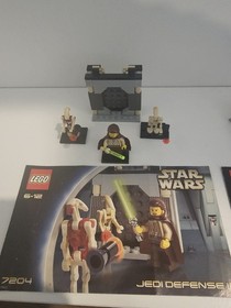 Vintage LEGO Star Wars Jedi Defense I 7203 Jedi Defense II 7204 100% COMPLETE