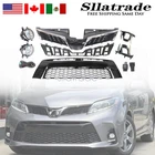 For 2018-2020 Toyota Sienna SE Front Upper Lower Grille Foglight Bracket 9PCS