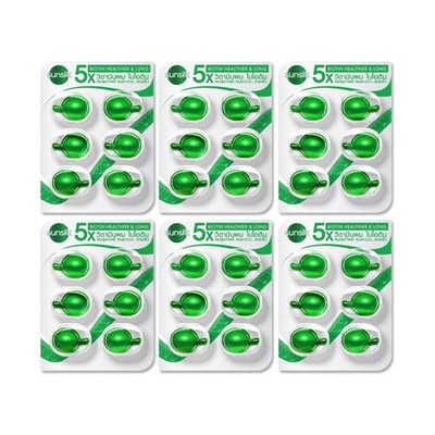 6 x SONNENSEIDE Vitamin BIOTIN GESÜNDER langes Haar schön schnell mit 5x Geschwindigkeit