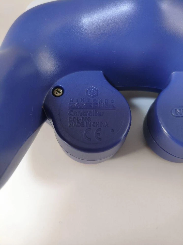 Nintendo Official GameCube Controller Pad Violet Blue & Clear Wii GC Joystick - Image 3 of 3