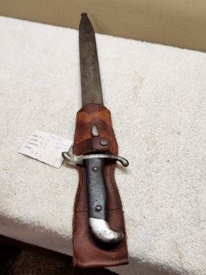 Argentine Model 1909 Mauser Bayonet & Scabbard MATCHING CO3271 WKC...