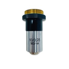 Aus Jena 10x/0.25 160/-A Microscope Objective Lens 017953