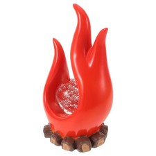Sculptures Home Decor: Flame Illusion Mini Fire Module - Resin Abstract