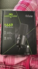 FIFINE K669s USB Condenser Mic for Blog/Stream/Video - Mac/Windows - Black