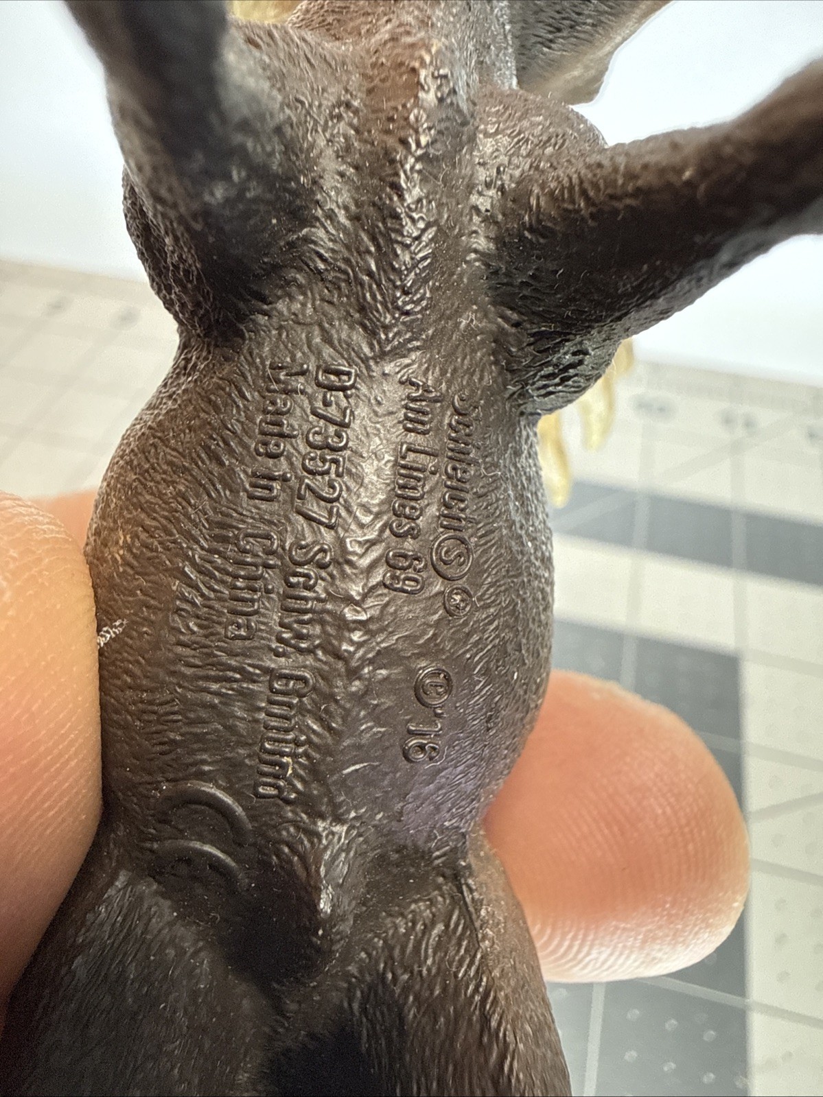 Schleich Bull Moose Male Brown 5" Wildlife Animal Figure 2009 Retired D-73527