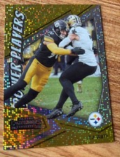 2023 Panini Contenders T.J. Watt #22 Power Players Silver Speckle Steelers