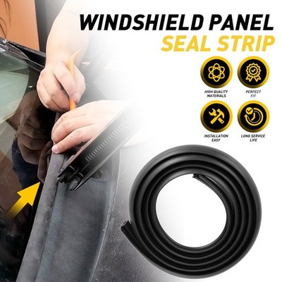 Universal 1.8m Car Front Windshield Wiper Panel Hood Rubber Seal Strip 5.9FT