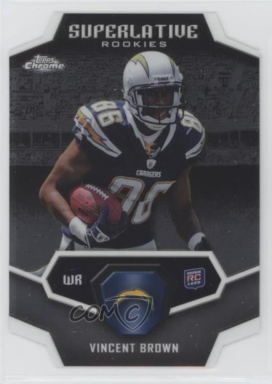 2011 Topps Chrome Superlative Rookies Vincent Brown #SR-VB hv1