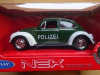Vw KäFer Polizei 1/34 Ca.11Cm Oldtimer Modelauto