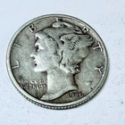 1936 MERCURY DIME - 90% SILVER - Circulated US Coin #6461