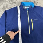Columbia Jacket Men’s Large Blue Omni Heat Thermal Comfort Fleece Zip Pullover