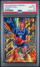 2024 BOWMAN CHROME U FLASH #FL1 COOPER FLAGG PSA 10 🔥💎