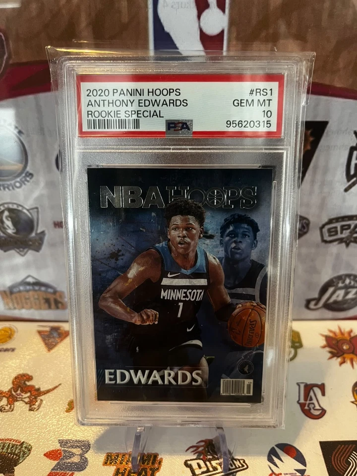 Anthony Edwards 2019 Hoops Rookie Special PSA 10 - Bild 1 von 2