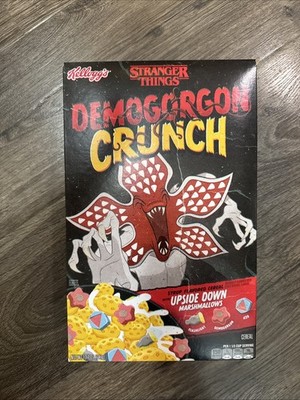 Kellogg's Stranger Things 2025 Demogorgon Crunch cereal New sealed Box