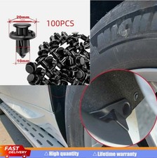 100pcs Hood Fender Push Rivets Retainer Fasteners For Honda Bumper Clips 10mm