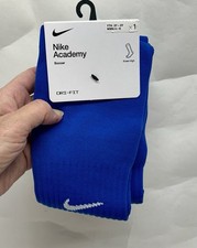 Nike Academy Soccer Dri-Fit Youth3-5/Womens 4-6 Blue Knee-High Socks C7 