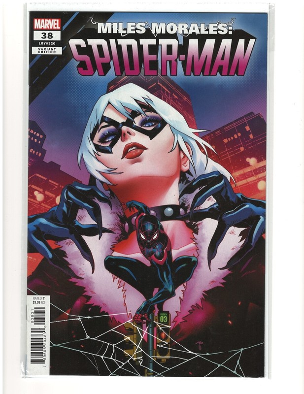 Miles Morales: Spiderman (Volume 2) #38 Armand Ramcheron Black Cat variant 9.6