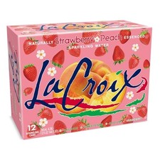 La Croix Sparkling Water, 12 Fl Oz (pack 12 Fl Oz (Pack of 12) Strawberry Peach