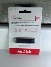 SanDisk 256GB Flash Drive, USB Type-C & Lightning Two in One Flash Drive
