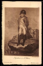 Napoleone a S. Elena, cartolina 