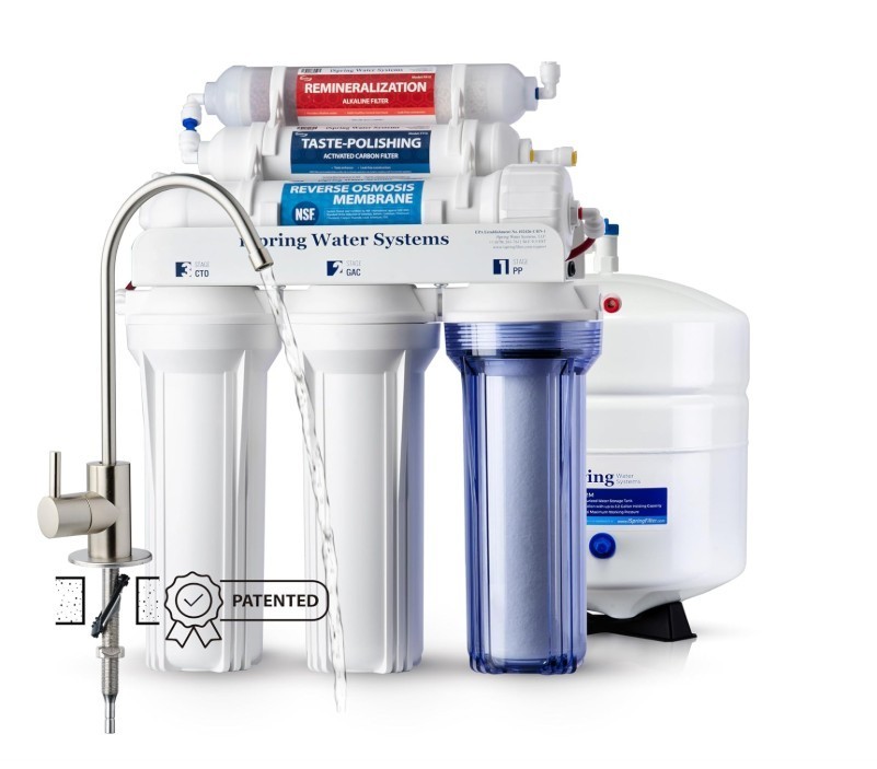 NEW_iSpring RCC7AK_NSF Certified, 75 GPD_Alkaline 6-Stage Reverse Osmosis System