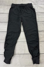 LULULEMON DANCE STUDIO JOGGER Women 8 Gray Drawstring Mid Rise Full Length Pants