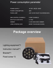 Éclairage de Scène LED 12x3W RGBW Lumière Discothèque Contrôle DMX512 8 Canaux