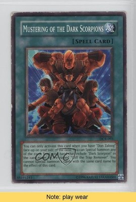 Mustering of the Dark Scorpions Unlimited YuGiOh Crisis #DCR-093 2003 READ 2u3