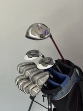 ⛳️Full Taylormade Golf Set Right Handed - R9 Driver, 4h, 5h, Irons 5-PW+AW+SW