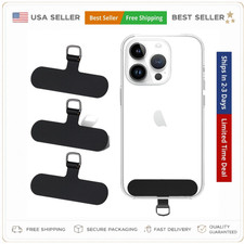 3 Pack Cell Phone Lanyard Patchs, Phone Tether Tab for Iphone, Phone Chain Strap