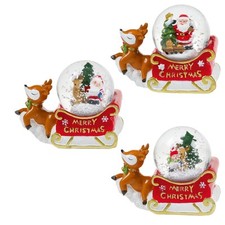Globo De Nieve De Navidad Base De Trineo Mini 45mm - Elige Diseño
