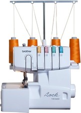 Brother Serger, 1034D, Heavy-Duty Metal Frame Overlock Machine, 1,300 White 