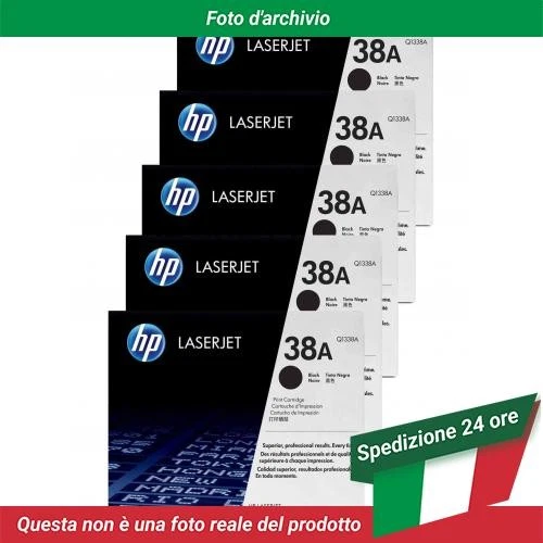 Q1338A HP 38A Toner Black 5 Pack