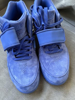 Nike Air Cruz “Rush Blue” Blue High-Top Sneakers An On-Foot Look At The Nike Air Trainer Cruz “Rush Blue  main image 2
